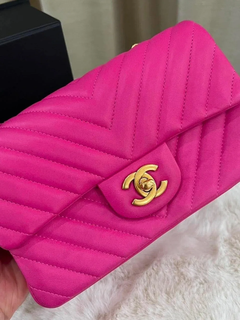 CHANEL authentic pink